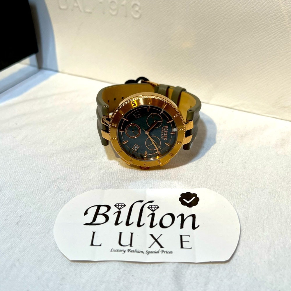 Versace Versus Leather Watch